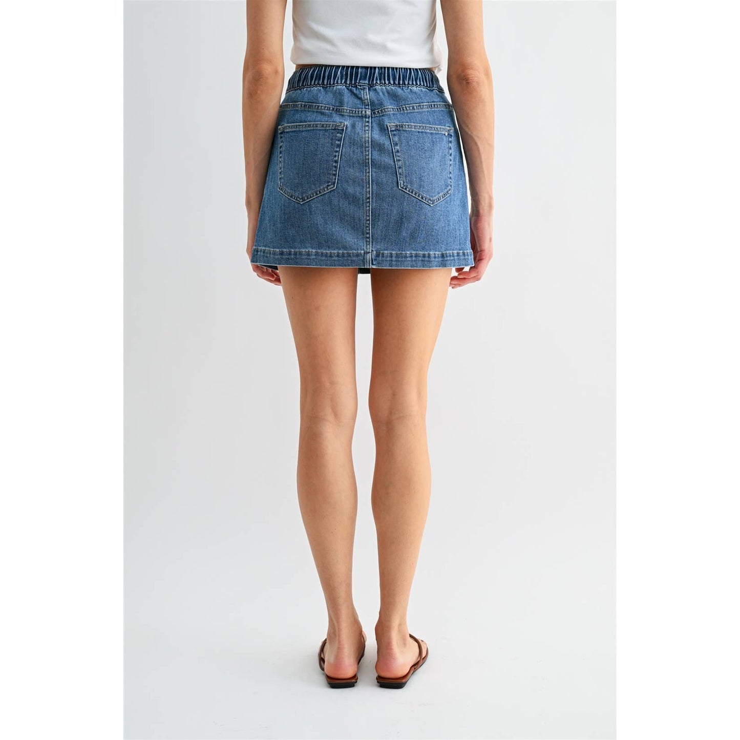 Easy Days High Rise Pull-On Mini Skirt