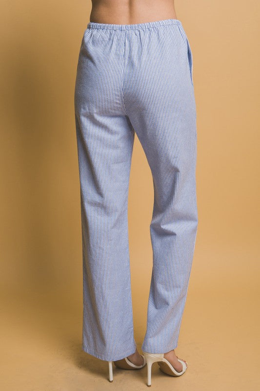 Striped Linen Pants