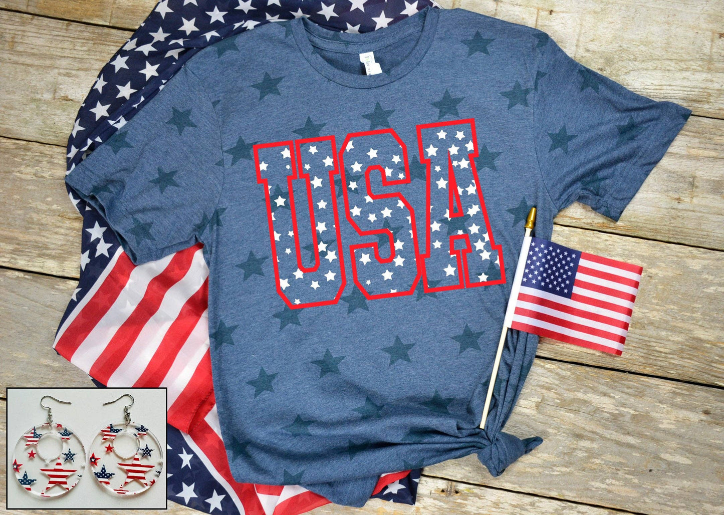 USA Star Tee