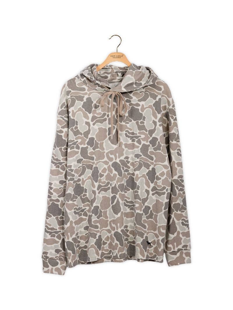 Simply Southern Camo Thermal Hoodie