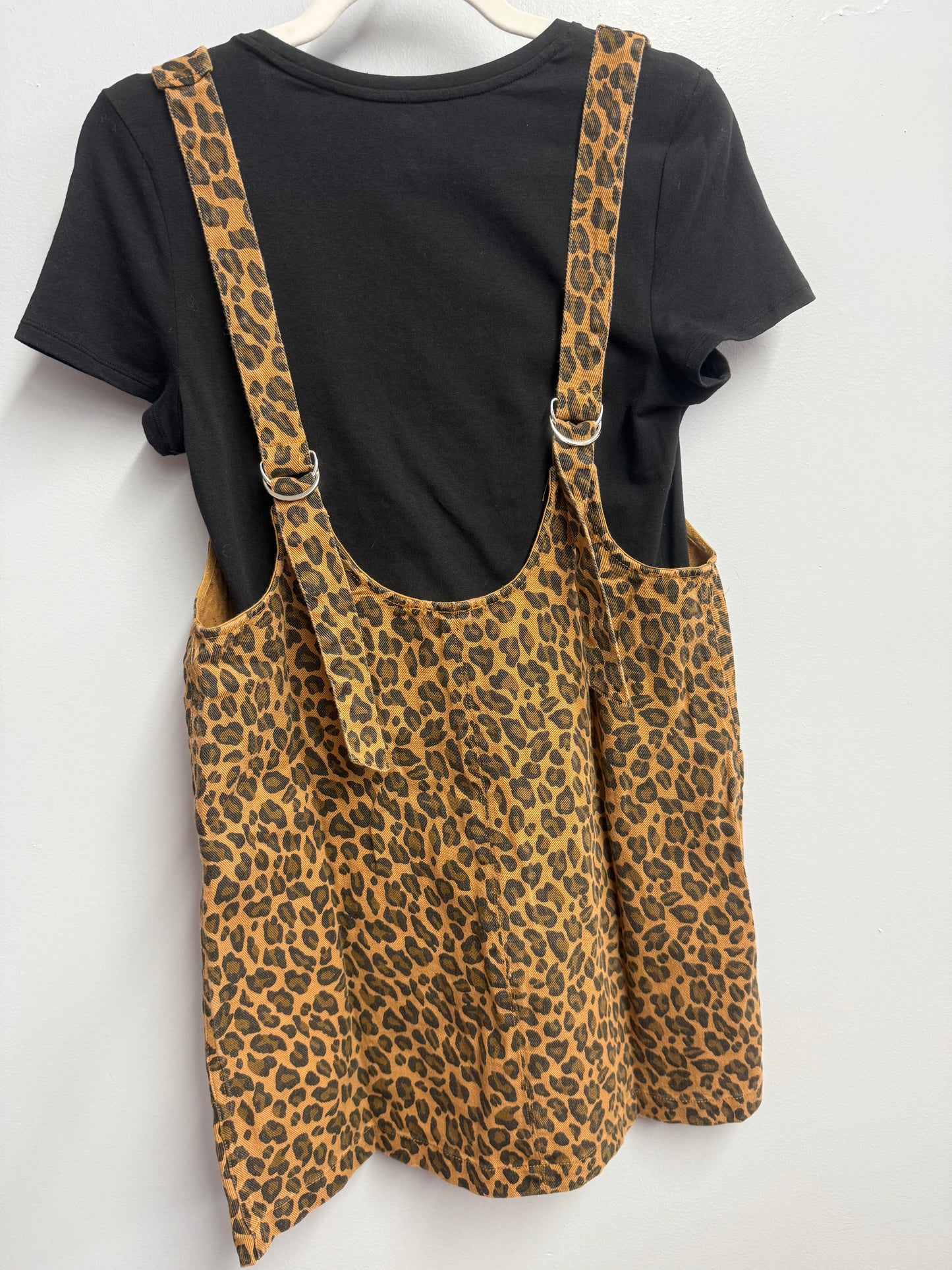 Leopard Denim Skirtall