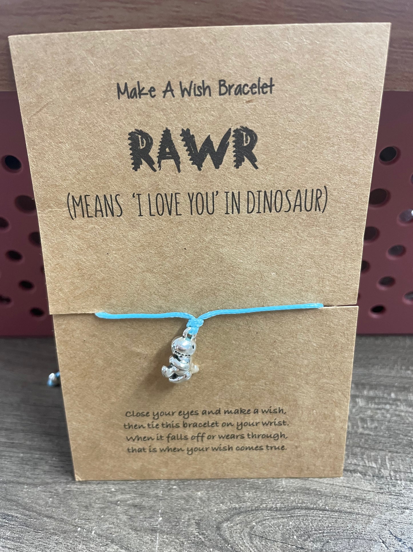 RAWR Dino Make a Wish Bracelet