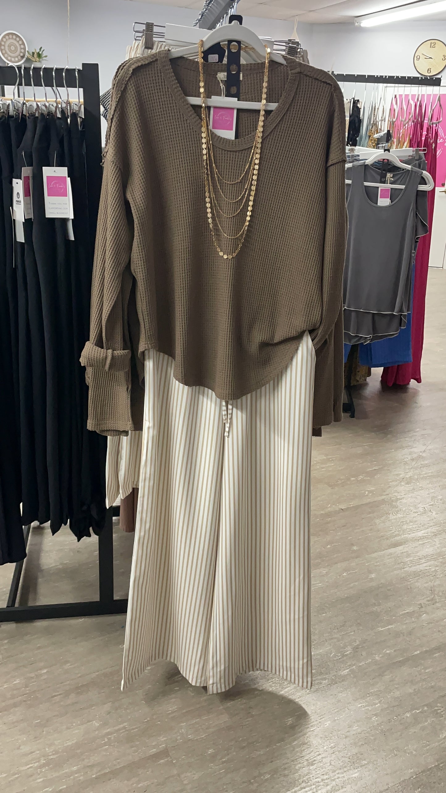 Striped Flowy Pants