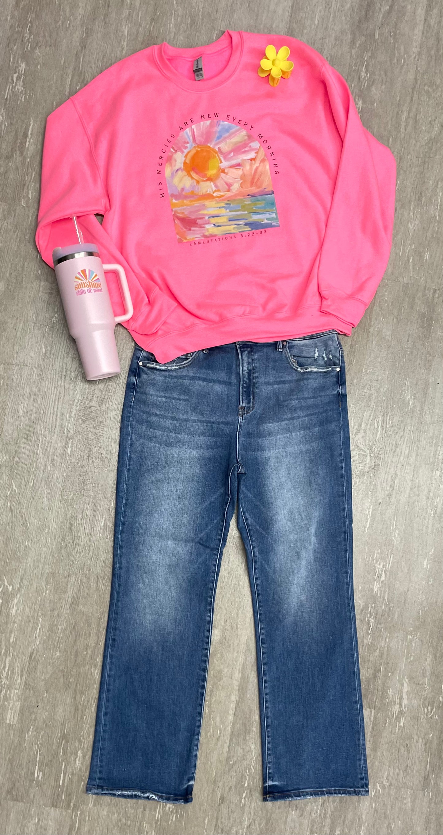 Curvy Mid-Rise Straight Jeans