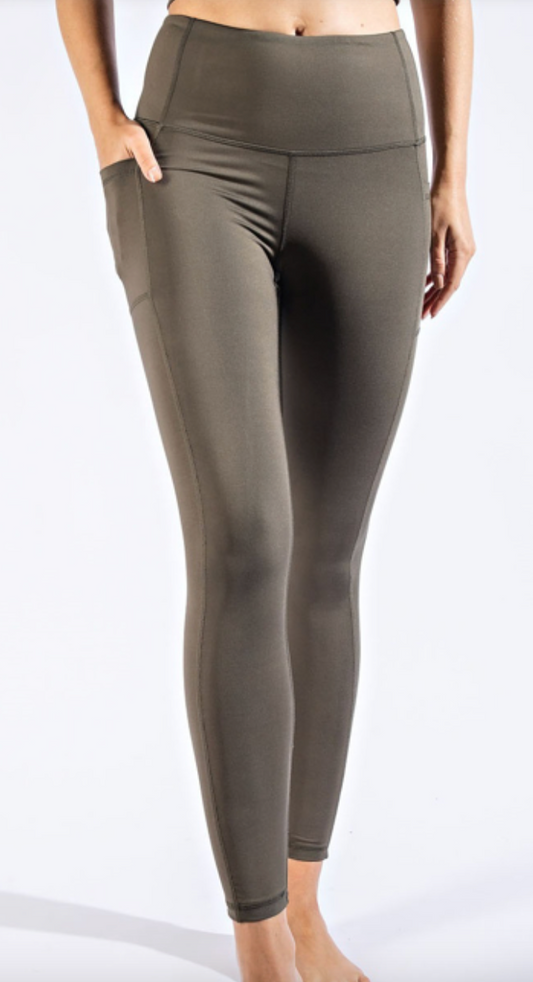 Curvy Full Length Compression Legging with Pockets