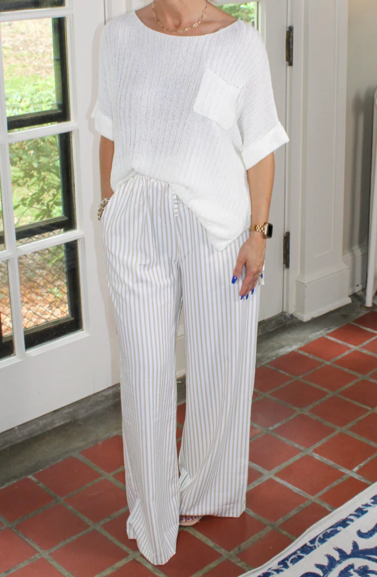 Striped Flowy Pants