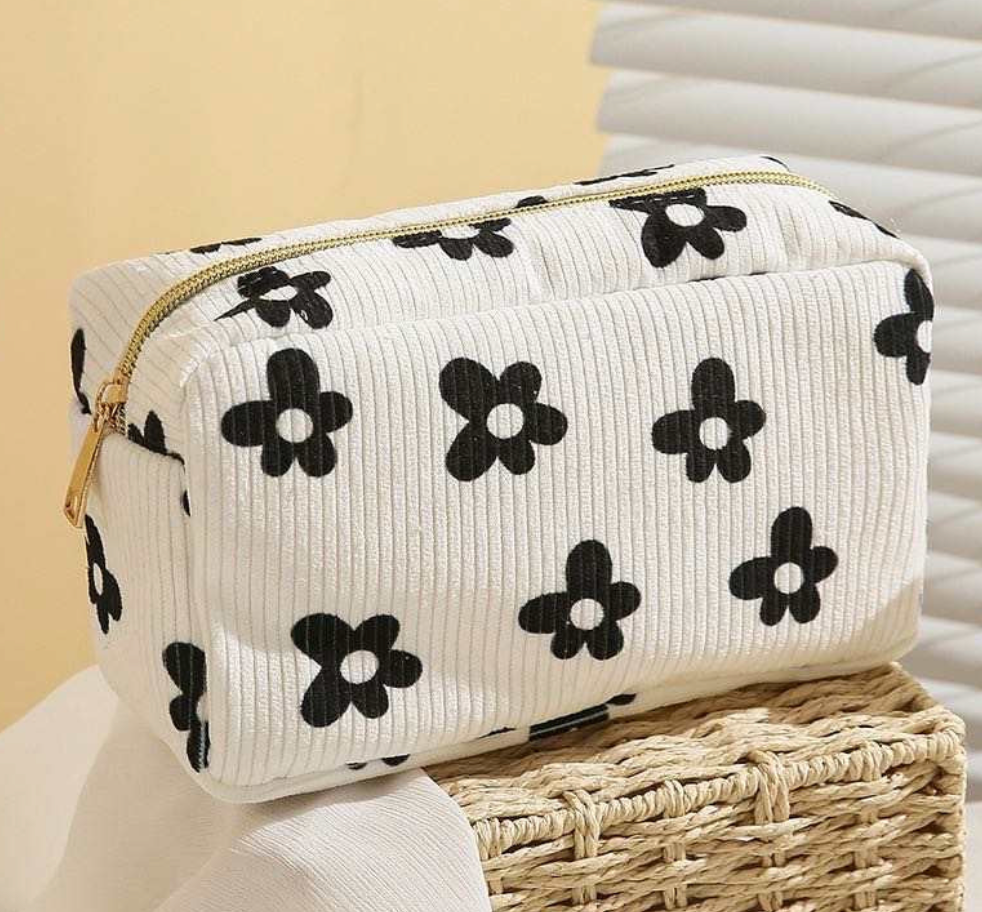 Corduroy Cosmetic Bag