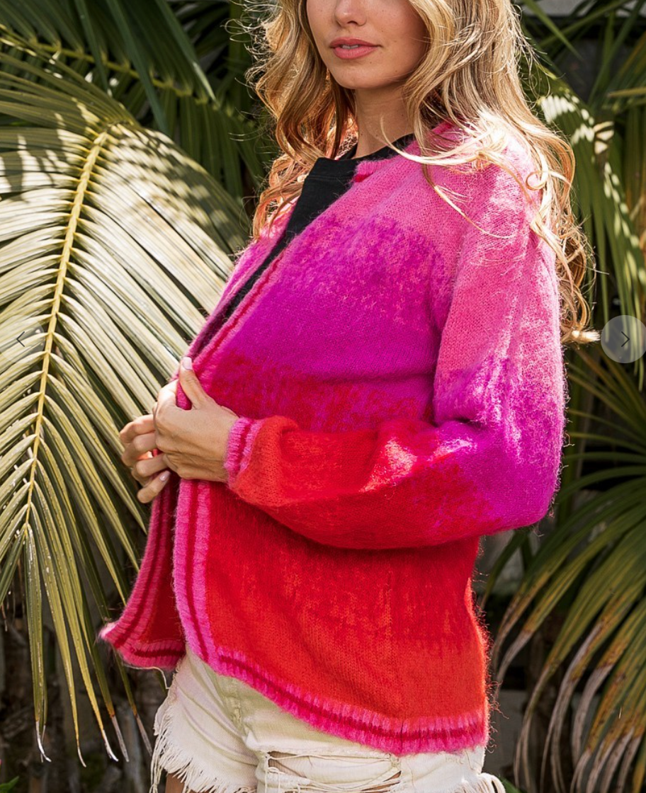 Ombre Sunrise Cardigan
