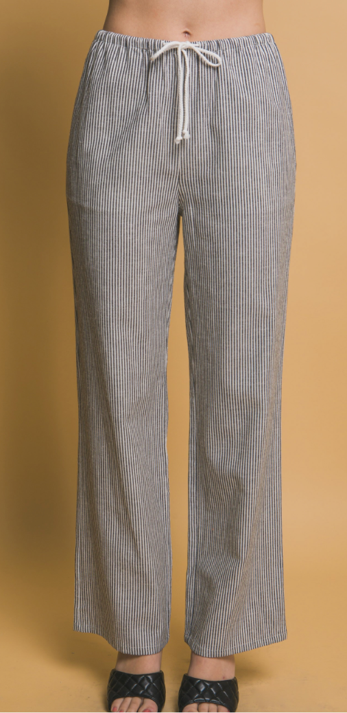 Striped Linen Pants