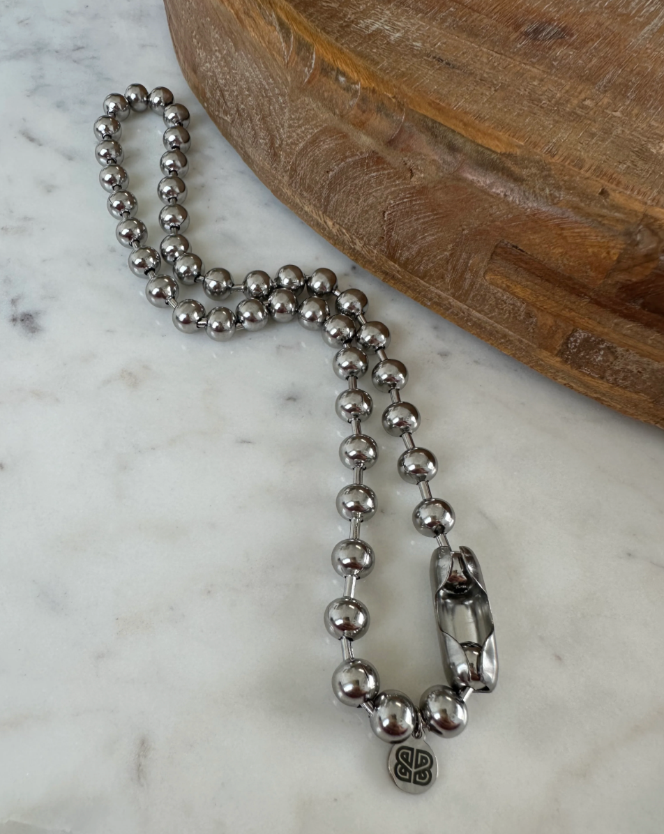 Ball Chain Necklace & Bracelet Set