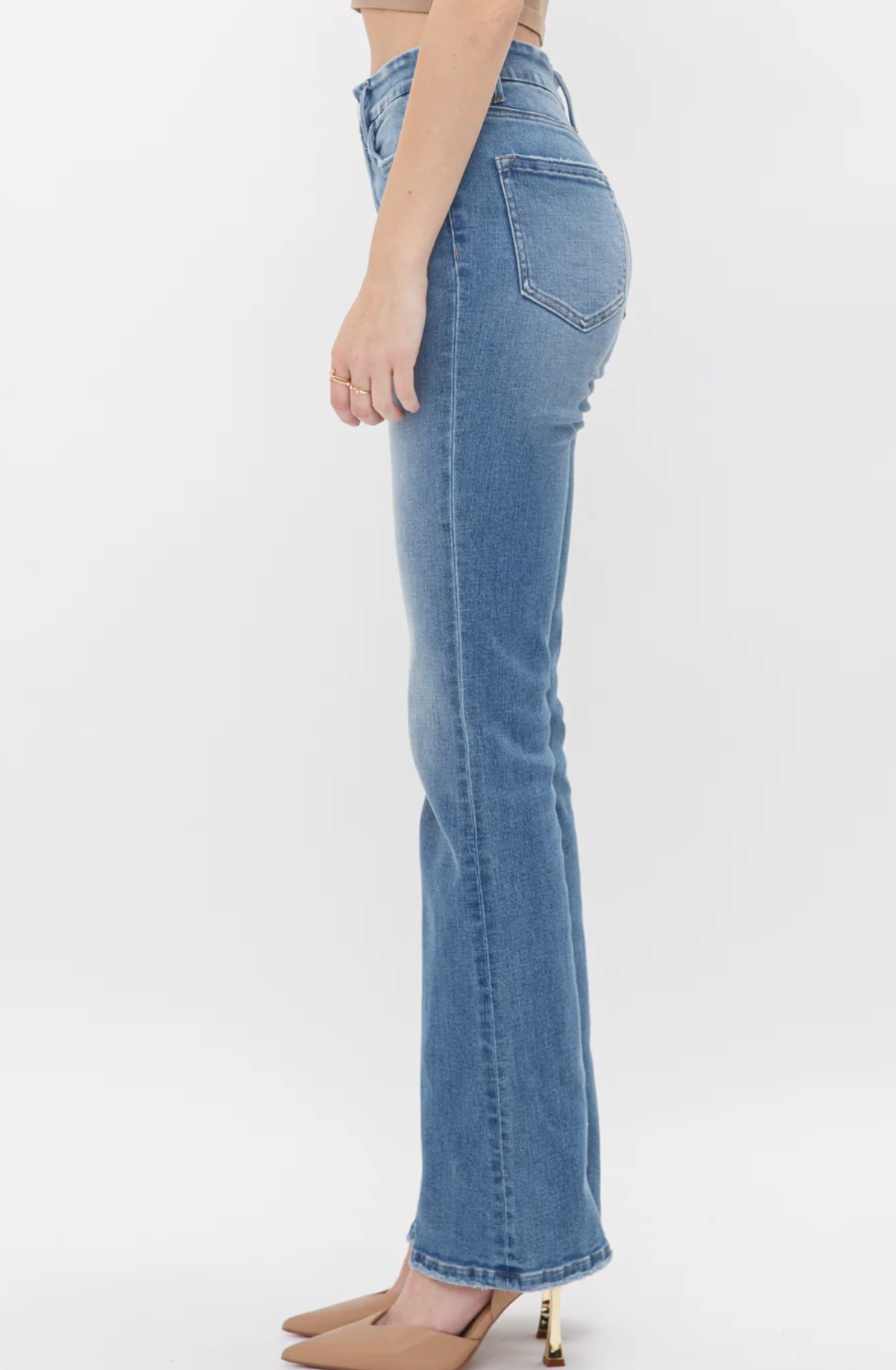 Mica High Rise Boot Cut Jeans