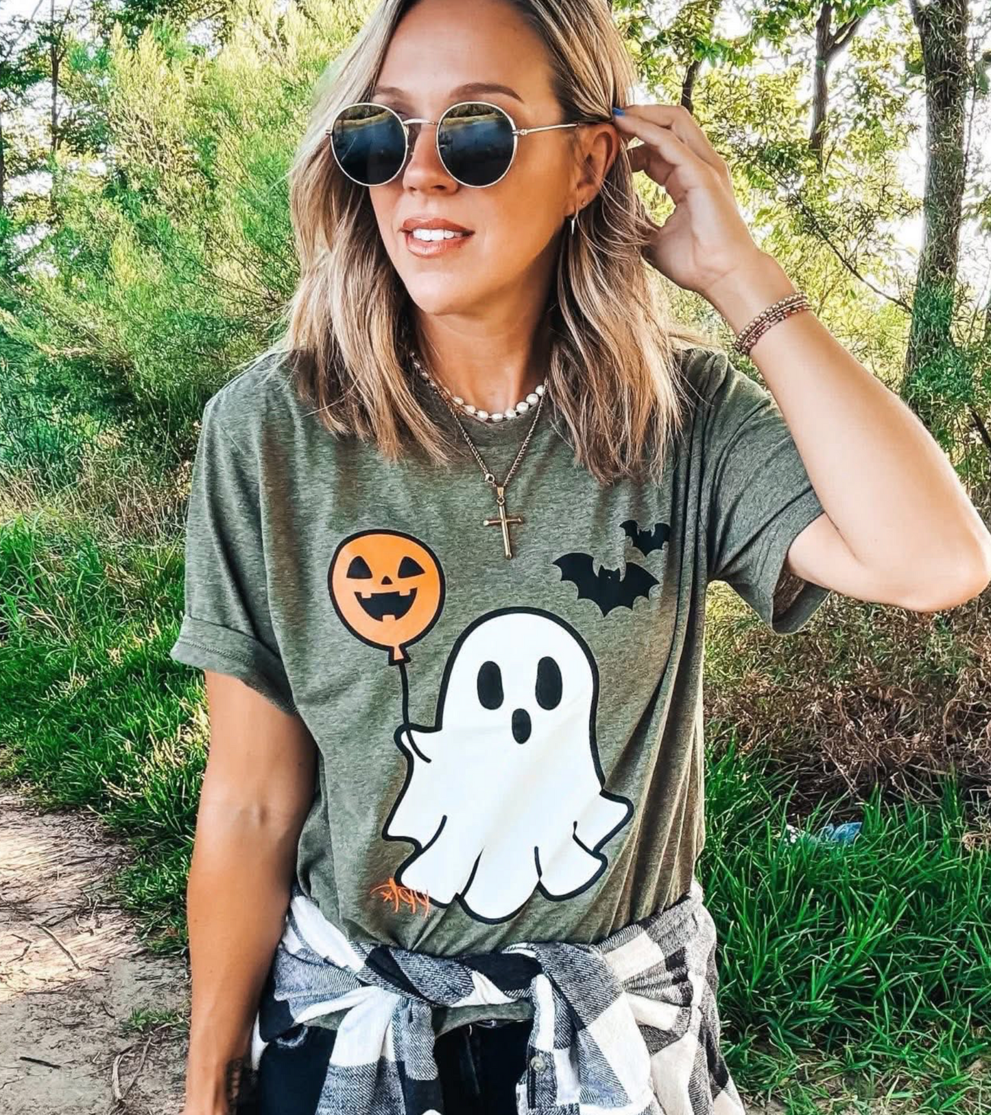 π» Ghost with Balloon Tee