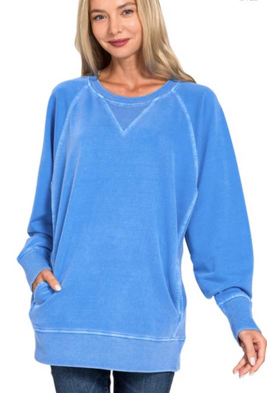 Girlfriend Pocket Crewneck
