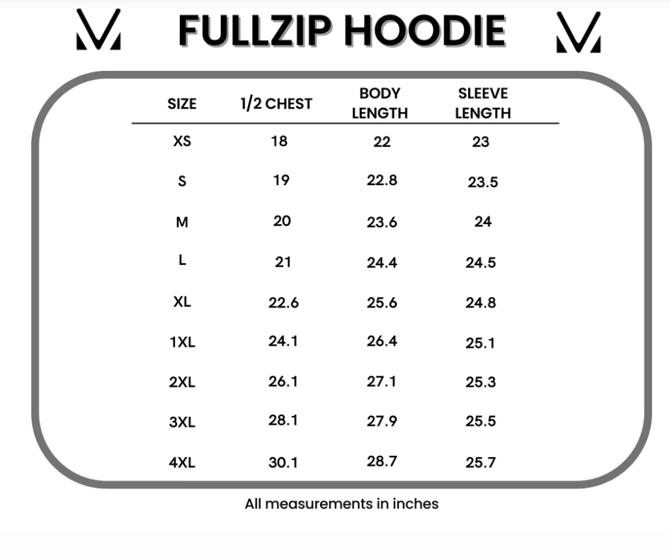 MM Fullzip Hoodie - Striped Red, White, and Micro Blue Stars