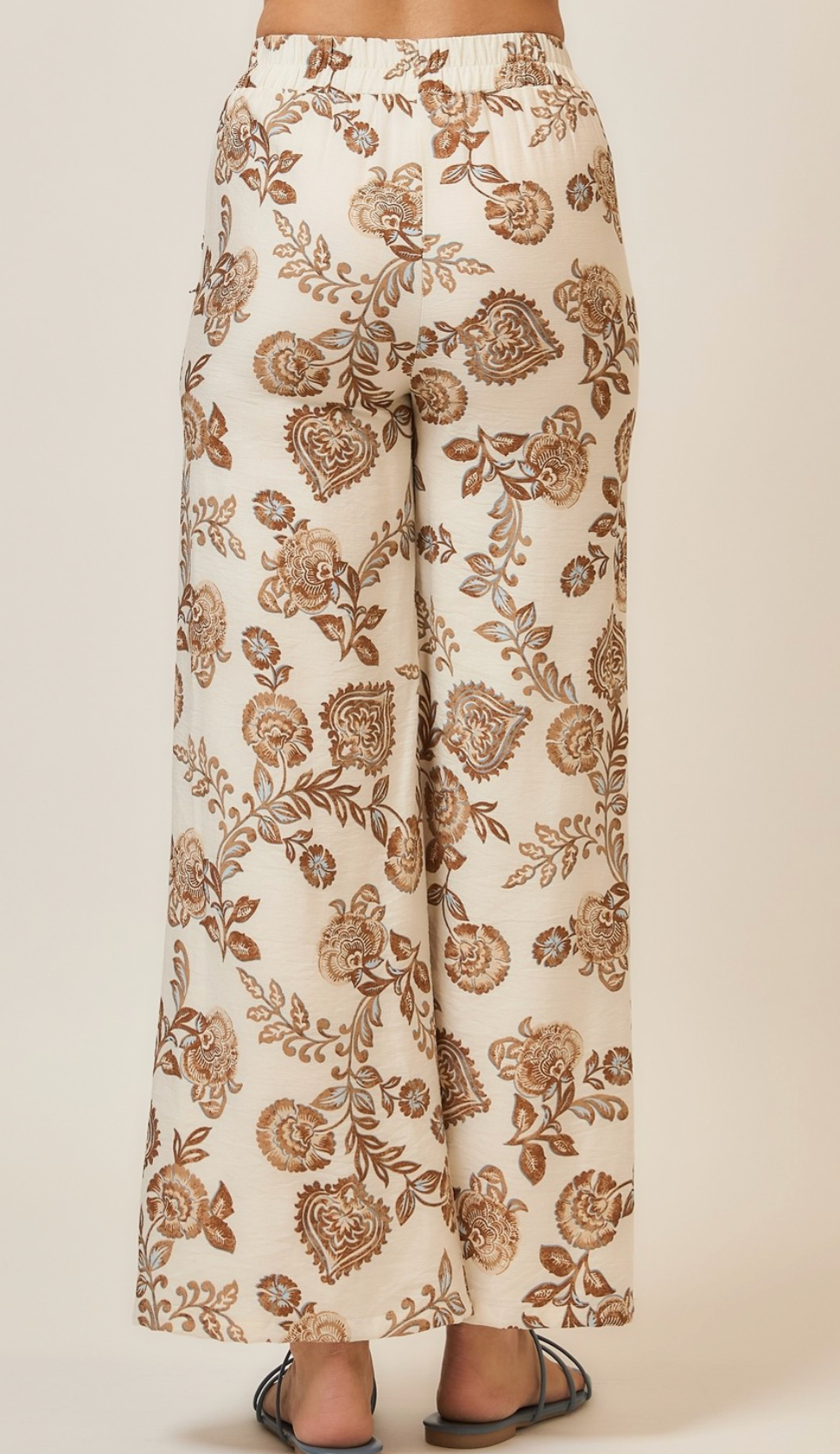 Painted Petals Wide Leg Pants