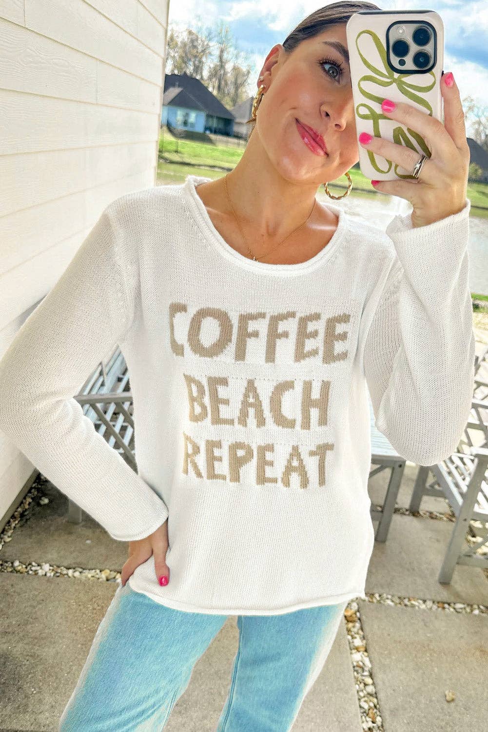 Coffee Beach Repeat Sweater