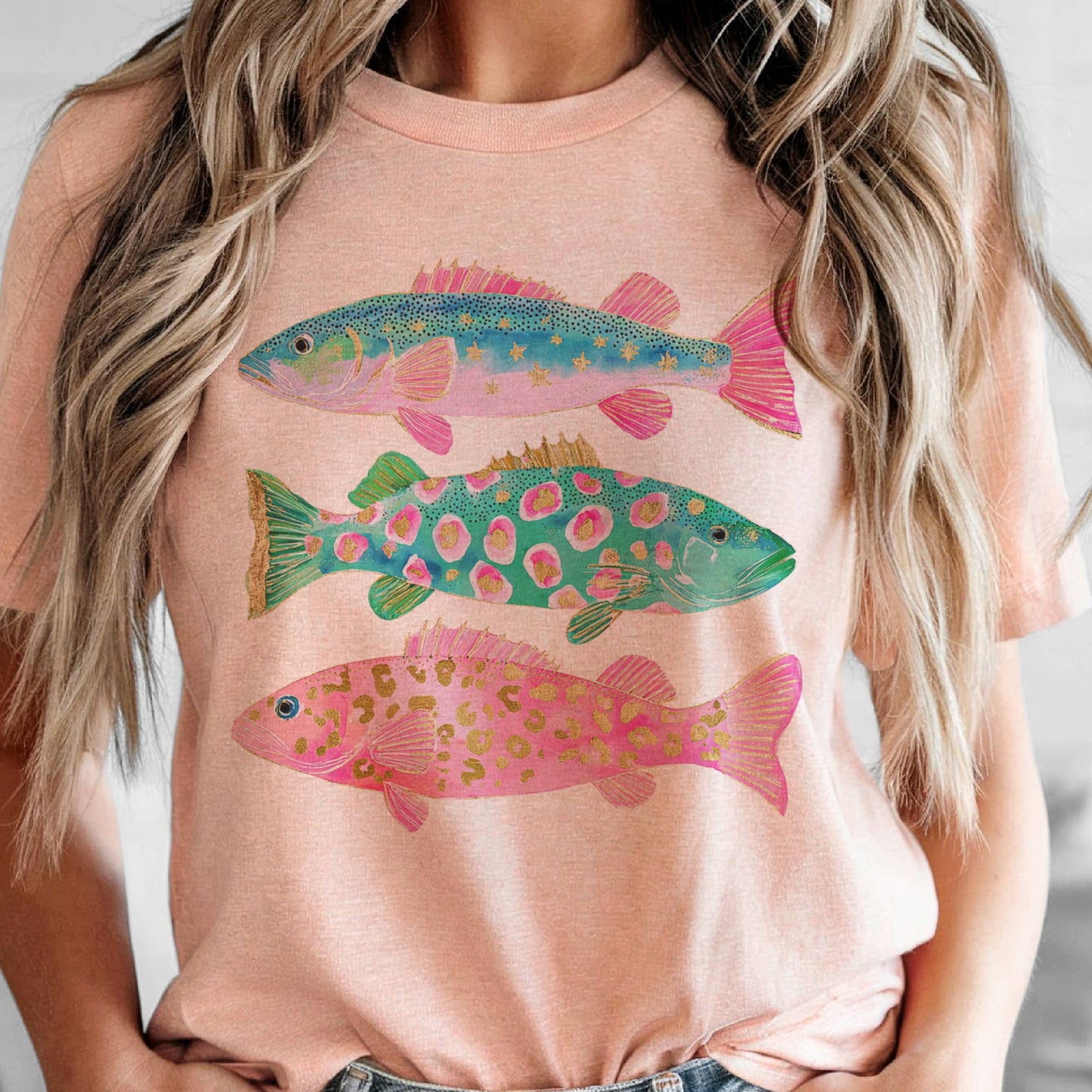 Coastal Club Fish Graphic Tee