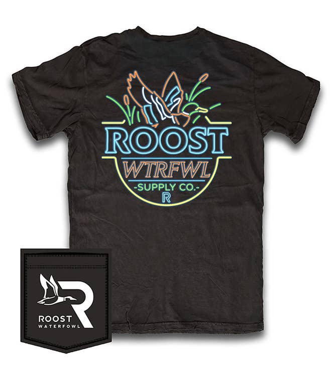 Men's Roost Neon Sign Graphic Tee