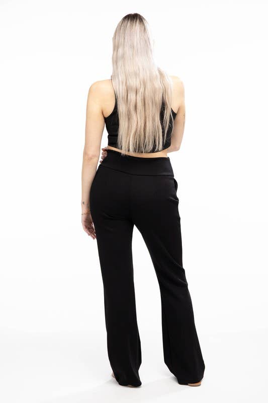Black Modal Scuba Pants