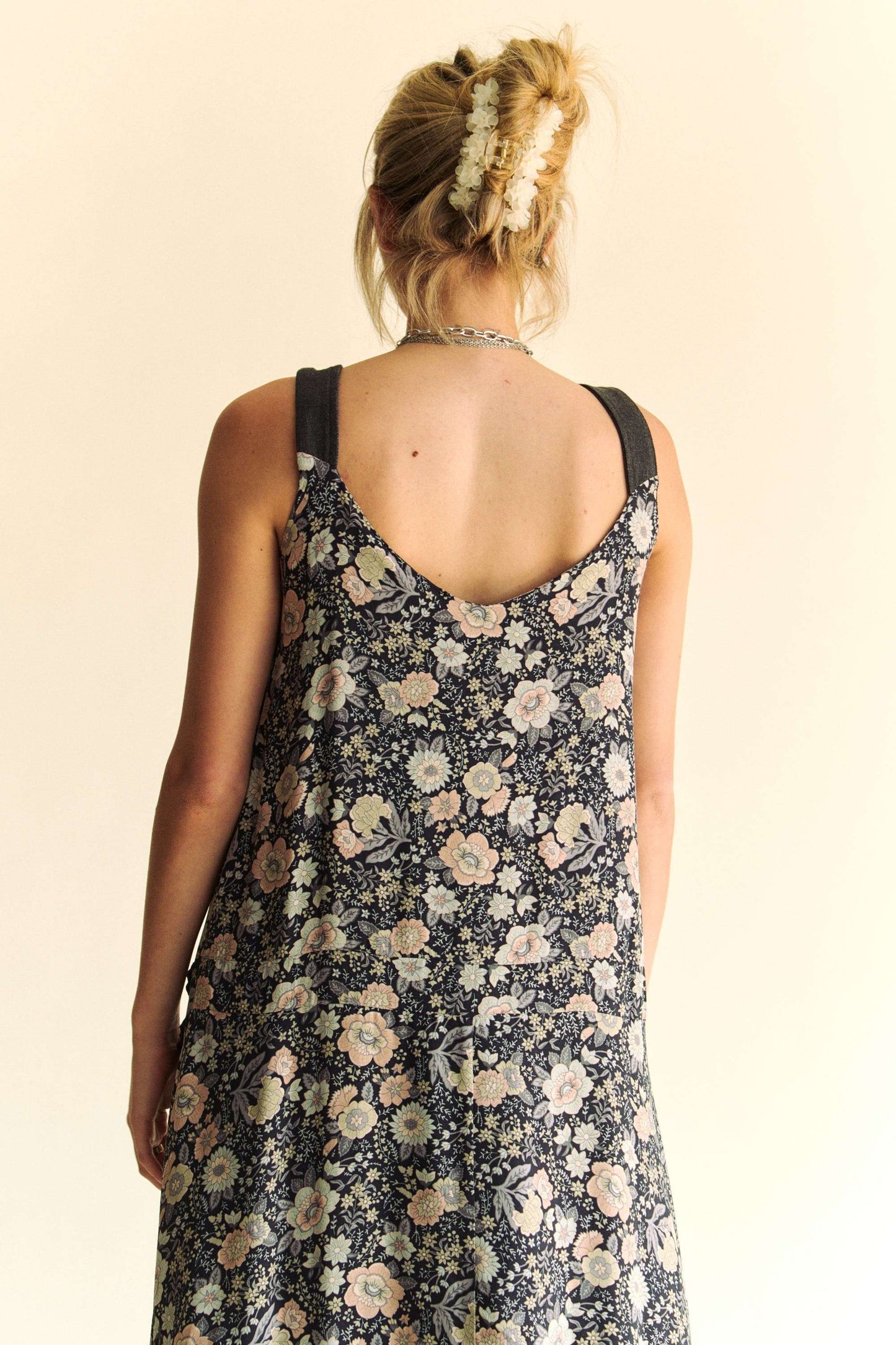 Mixed Floral Border Print Maxi Dress – Wear 3 Ways!