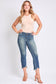 High Rise Cropped Kick Flare Jeans