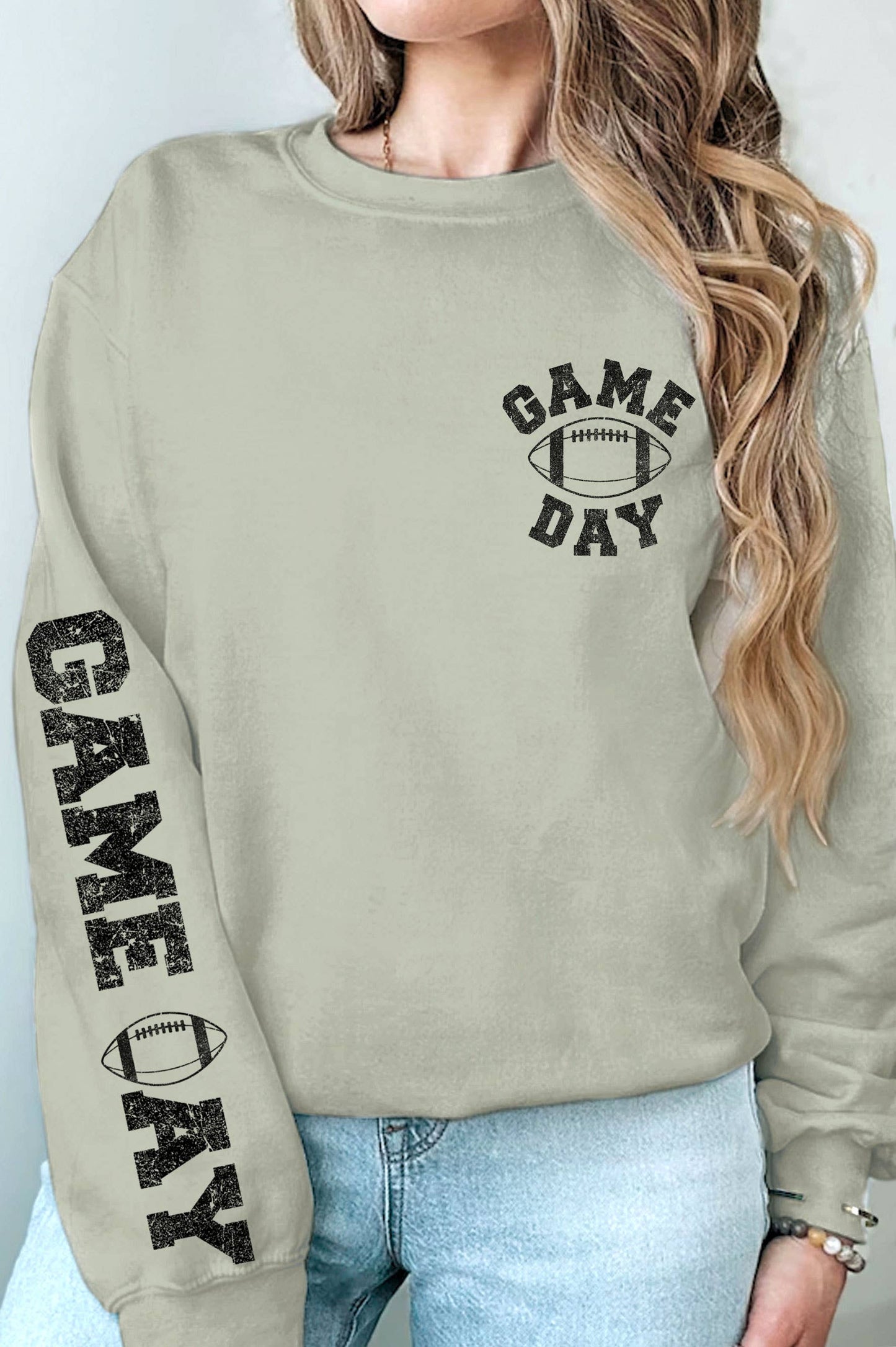 Game Day Puff Graphic Sweatshirt