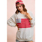 American Flag Patch Long Sleeve Top