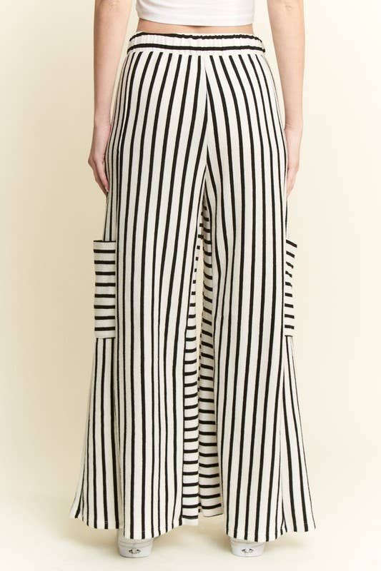 Striped Wide Leg Pants
