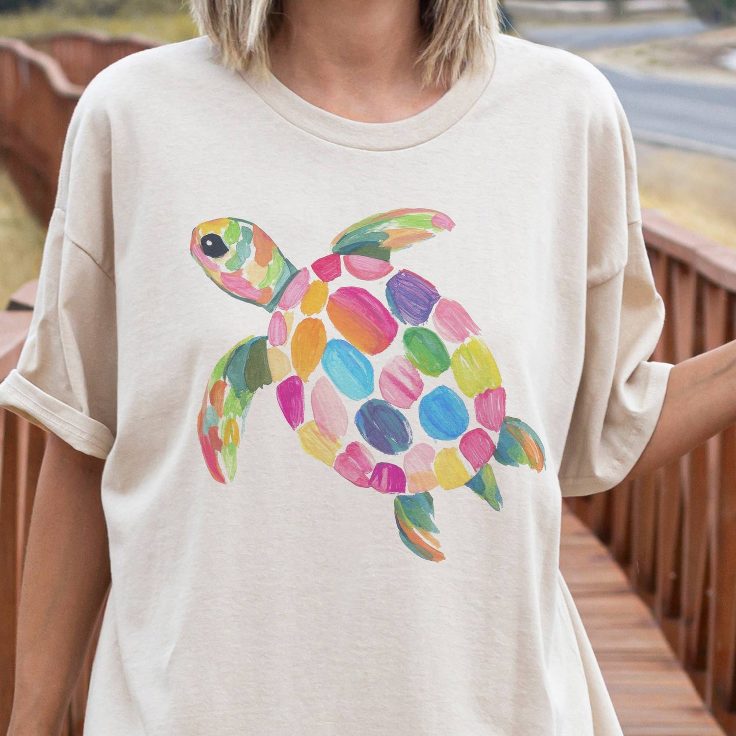 Sea Turtle Watercolor Graphic Tee