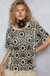 Short Sleeve Crochet Knit Top