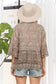 3/4 Bell Sleeve Lace Blouse