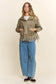 Paisley Bandana Lace Trim Jacket