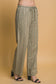 Wide Stripe Linen Pant