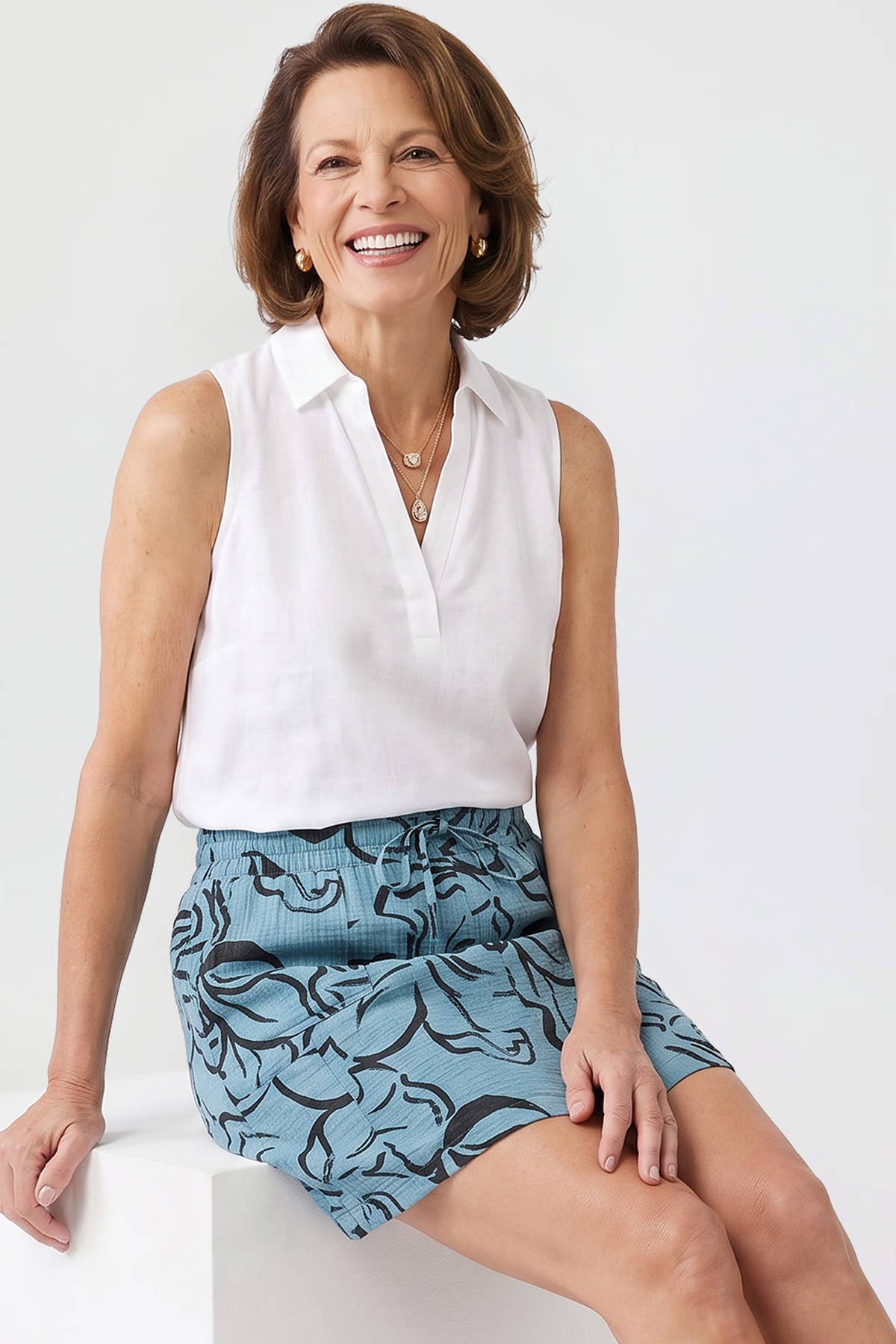 Coastal Breeze Cargo Skort