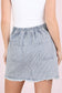 Denim Stripe Mini Skirt