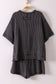 Ribbed Knit Comfy Top & Shorts Set
