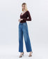 ✨ High Rise Studded Wide Leg Jeans – Lightly Distressed ✨