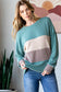 Ribbed Colorblock Top