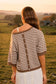 Striped Backstory Contrast Trim Sweater