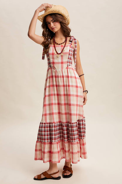 Gingham Days Maxi Dress