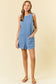 French Terry Sleeveless Romper