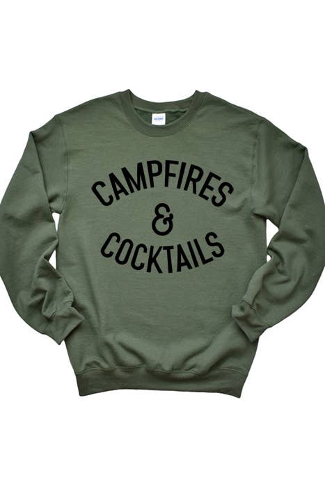 Campfire and Cocktails Sweatshirt