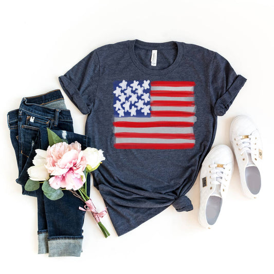 Watercolor Flag Graphic Tee