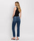 MID RISE ANKLE SLIM STRAIGHT JEANS