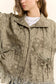 Paisley Bandana Lace Trim Jacket
