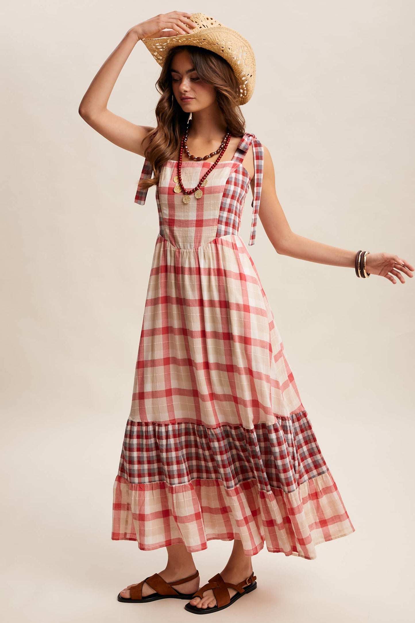 Gingham Days Maxi Dress