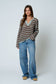 Blue Ridge Stripe Sheer Knit Sweater