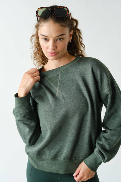 Burnout Bliss Crewneck Sweatshirt