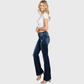 MID RISE STRETCH CLASSIC BOOTCUT JEANS