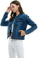 Casual Denim Jacket – Dark Wash